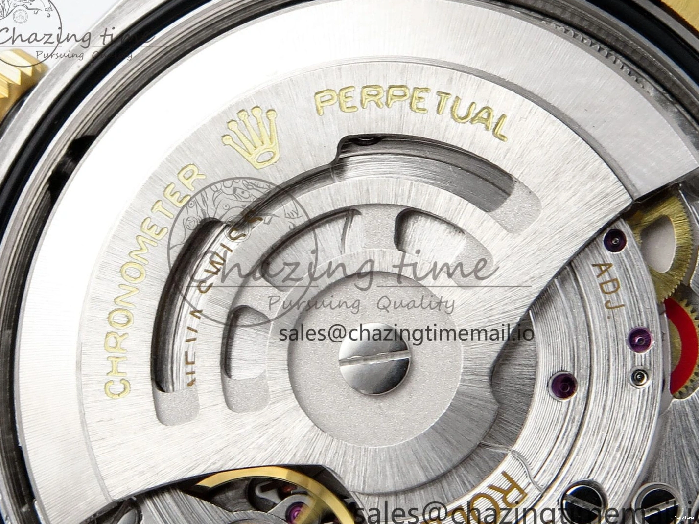 MiroTime 1223 Attractive DateJust 36 126283RBR EWEF Best Edition YG Diamonds Dial on SS YG Jubilee Bracelet A 635